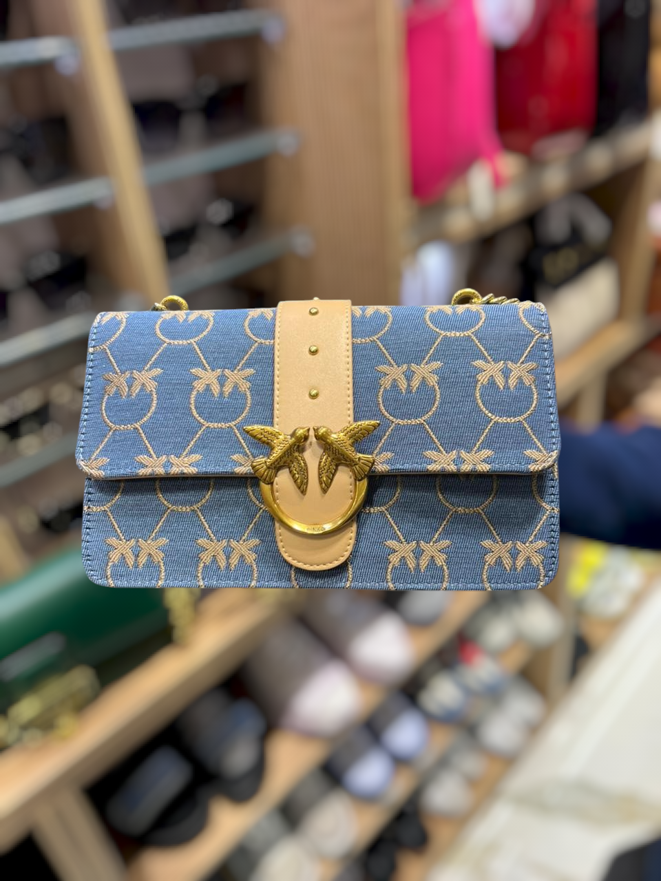 Sac Rabat Love Birds – Chaîne Dorée