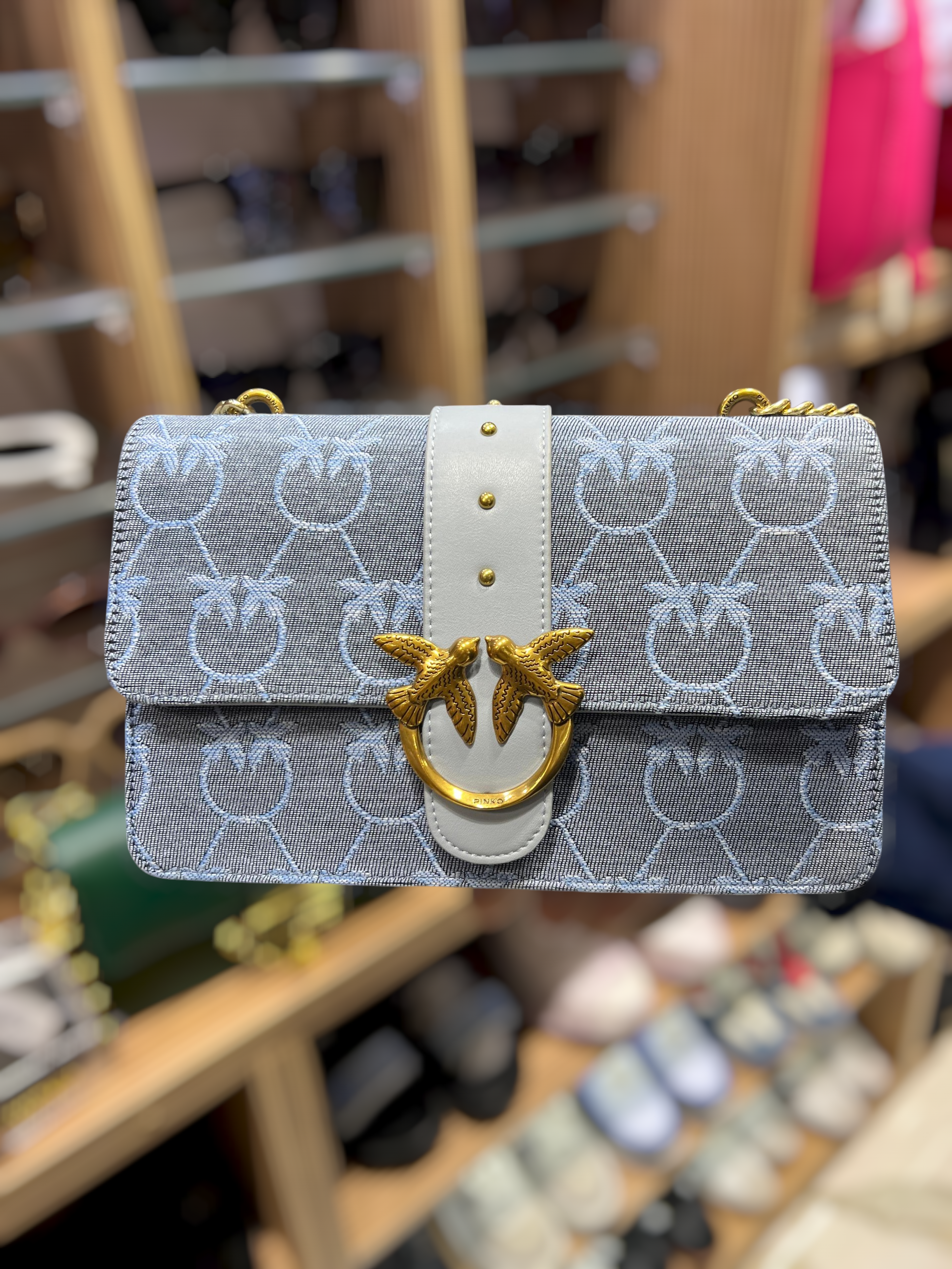 Sac Rabat Love Birds – Chaîne Dorée